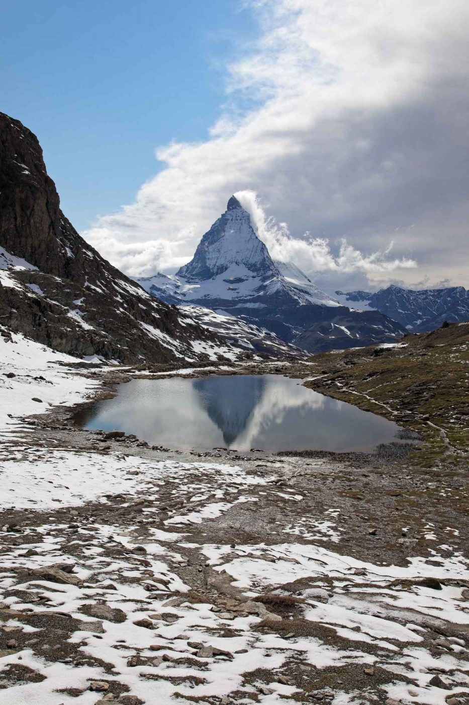 Reflets dans le Riffelsee