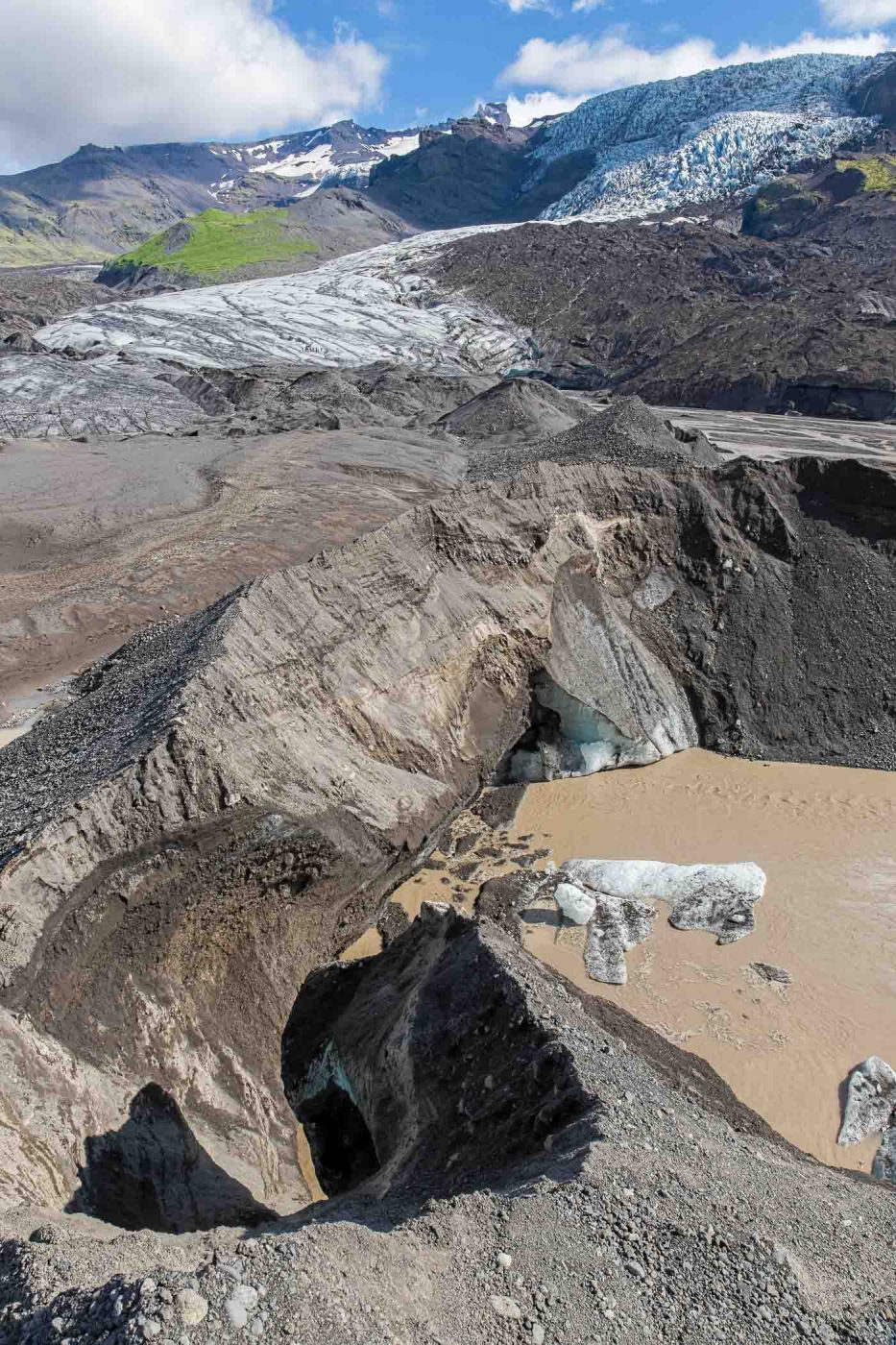 Le glacier Virkisjökull