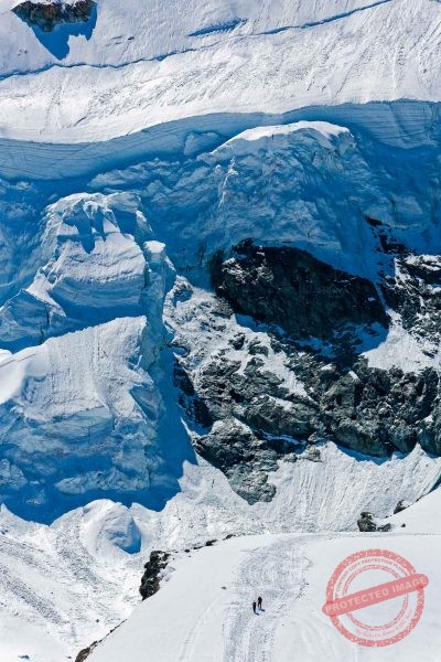 Sous l’Allalinhorn (4027 m)