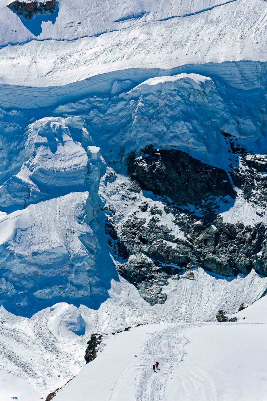 Sous l’Allalinhorn (4027 m)