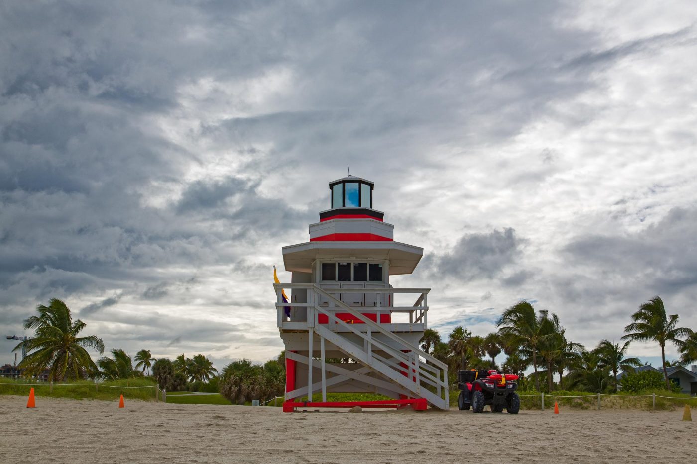 Art deco lifeguard stands