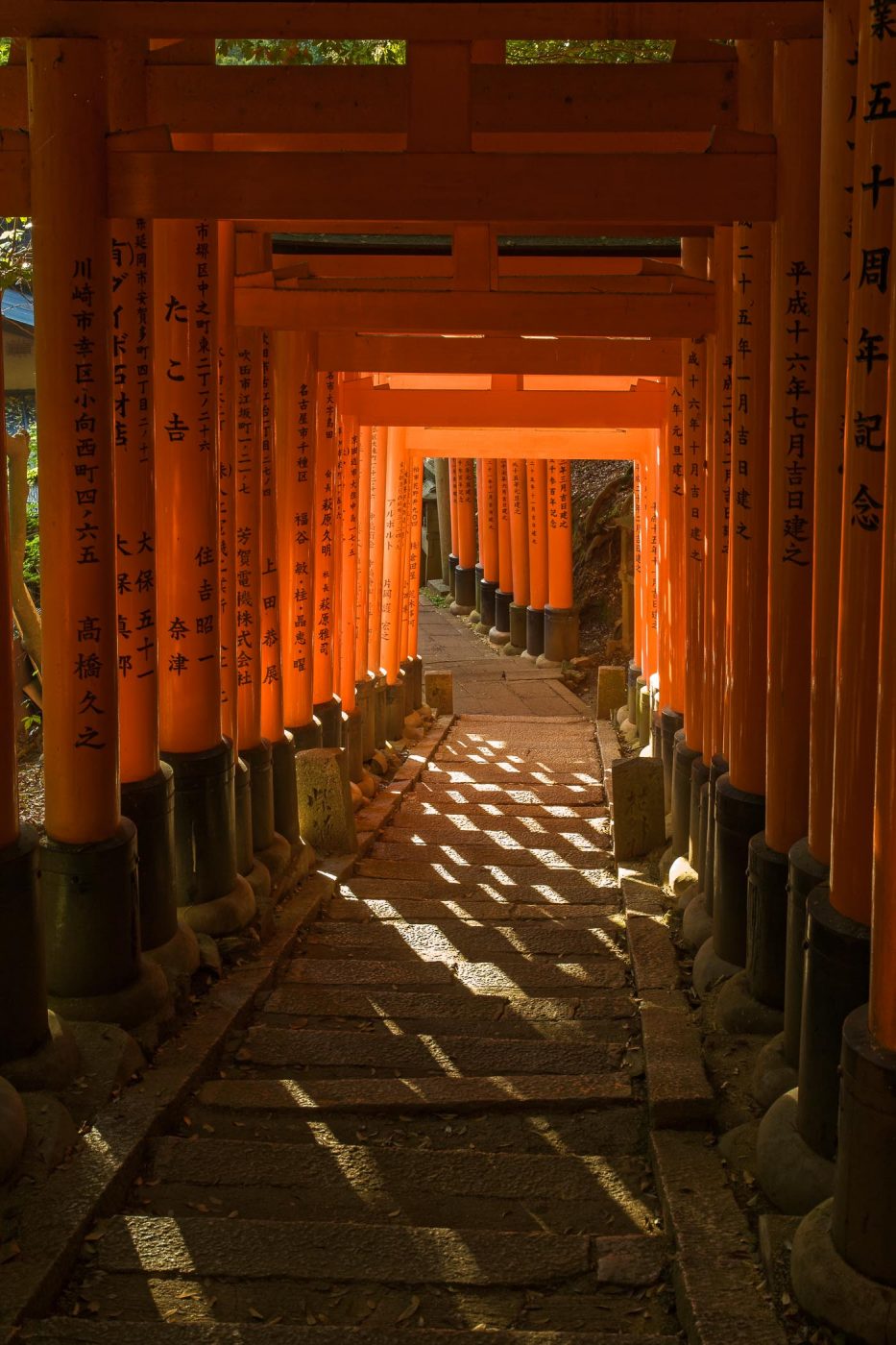 Le sentier Fushimi inari